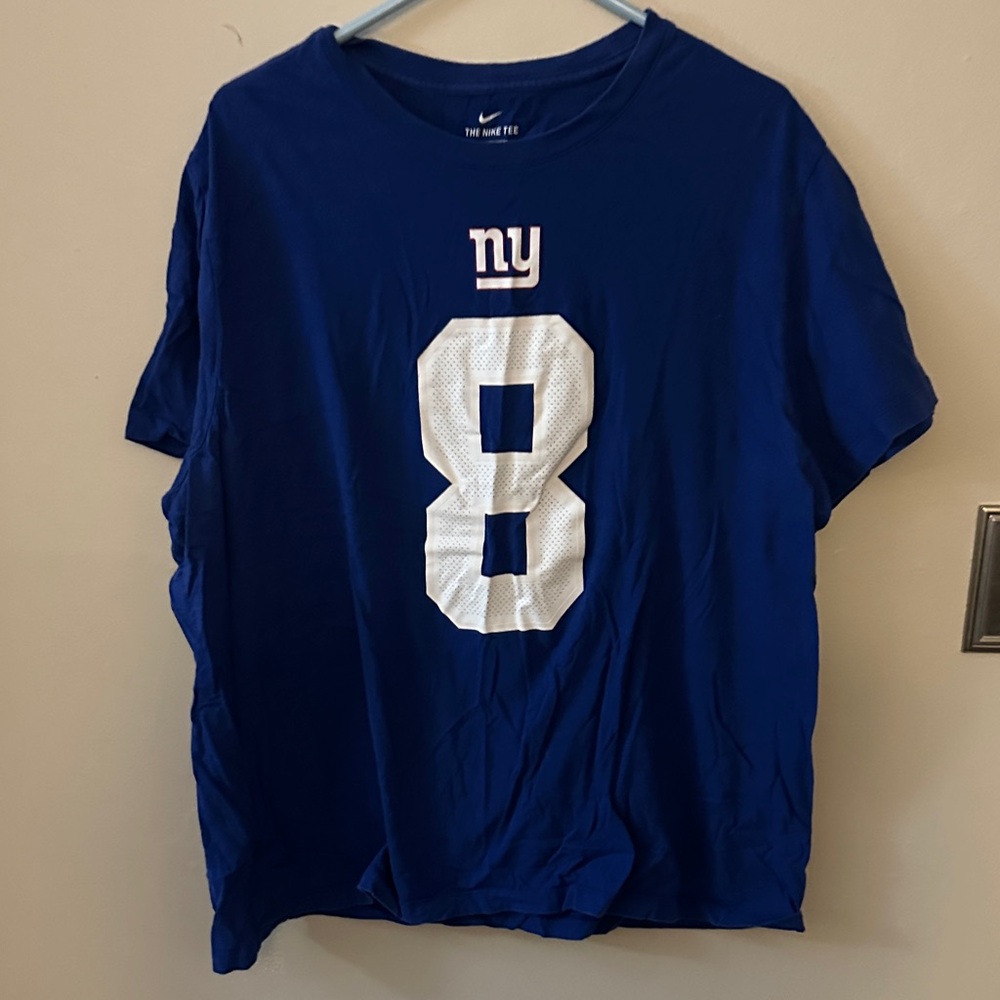 Nike Royal Blue Tee with White #8 and NY Logo